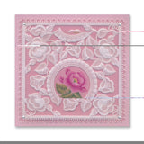 Linda's Richelieu Lace A5 Square Groovi Plate Collection