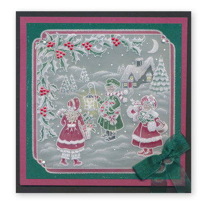 Linda's Enchanted Christmas A5 Square Groovi Plate Collection