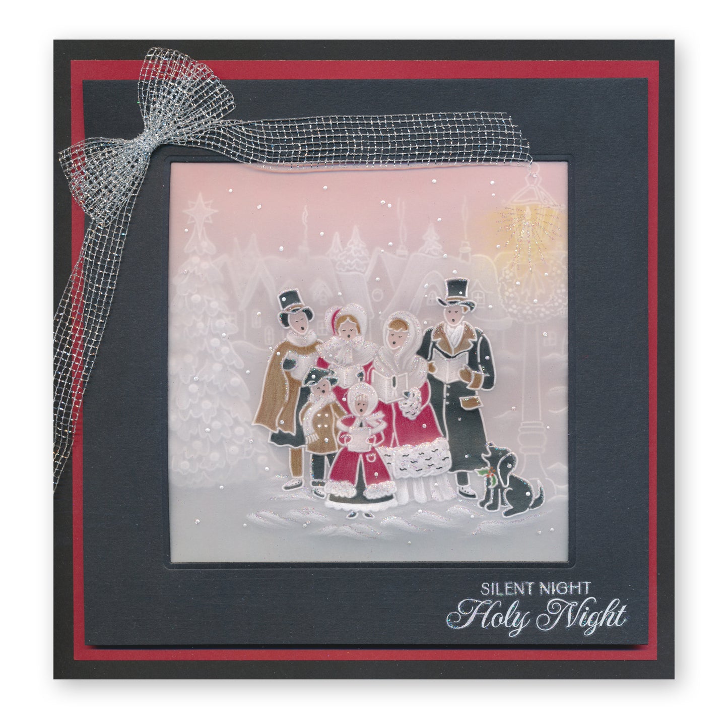 Linda's Carol Singers - Enchanted Christmas A5 Square Groovi Plate