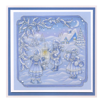 Linda's Enchanted Christmas A5 Square Groovi Plate Collection