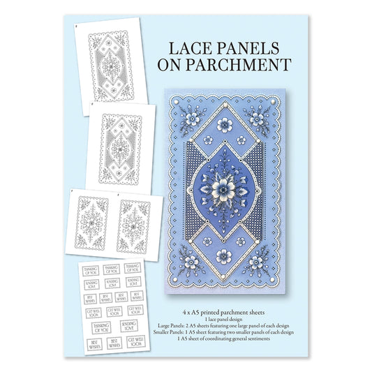 Lace Panels on Parchment - A Taster...