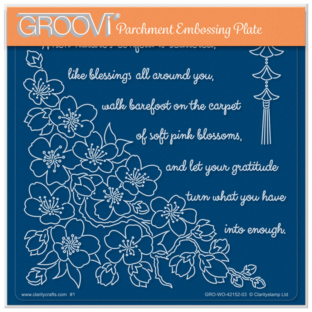 Linda's When Nature's Confetti is Scattered Companion A5 Square Groovi Plate