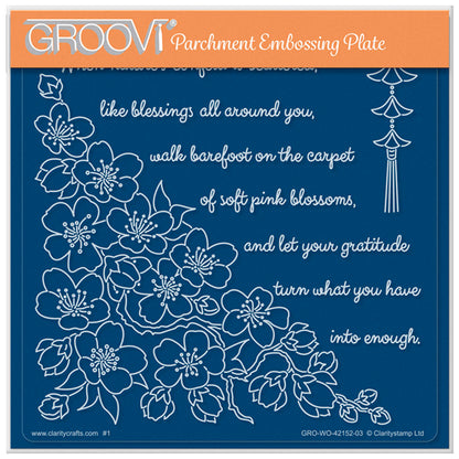 Linda's When Nature's Confetti is Scattered Companion A5 Square Groovi Plate