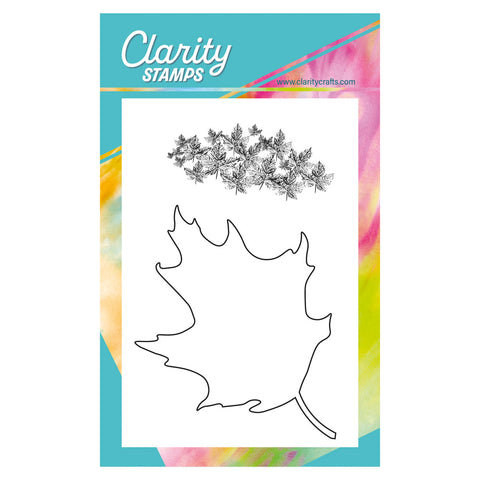 Leaf Outline A6 Stamp & Mask Set