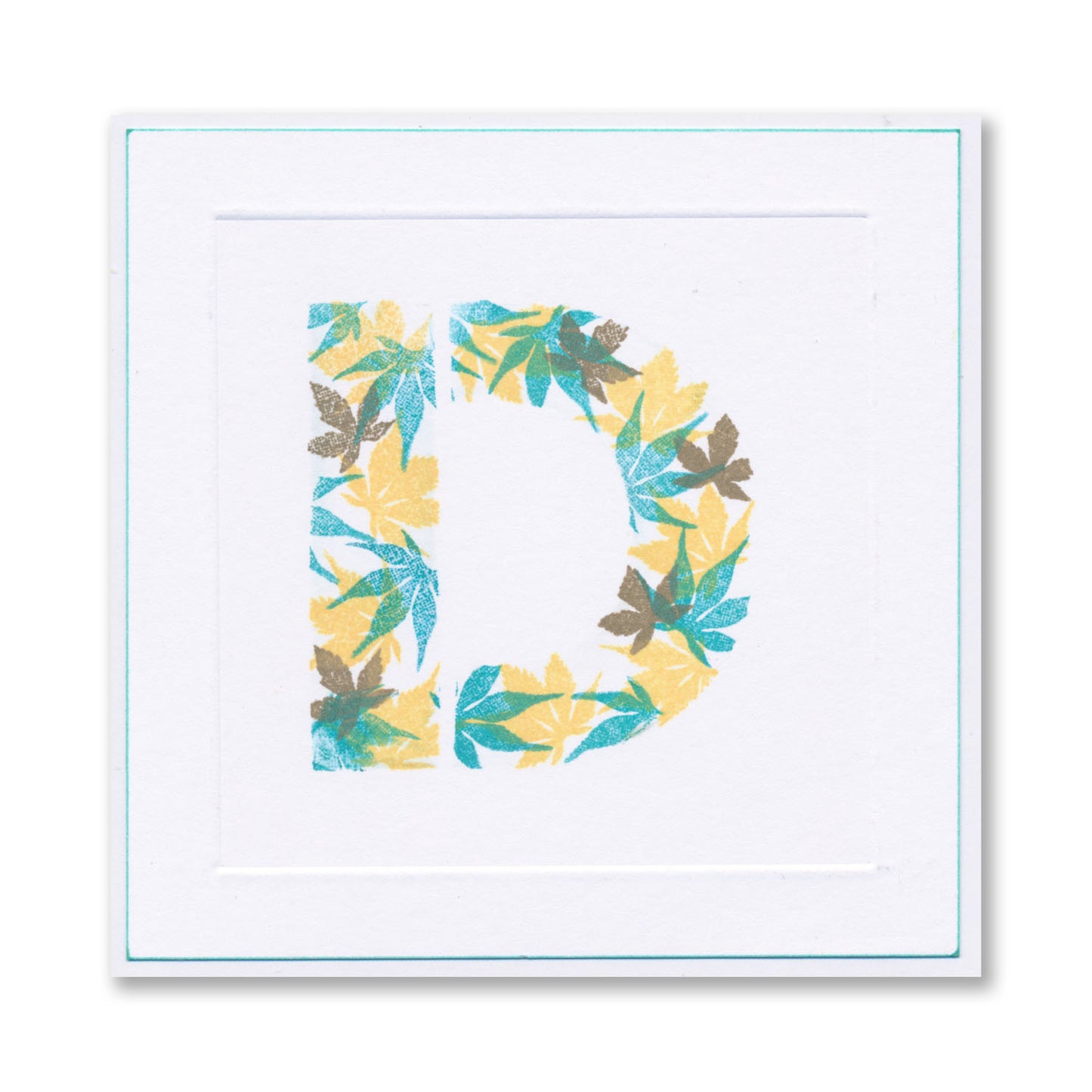 KISS by Clarity - Leaf Silhouettes - Build a Background A6 Stamp Set