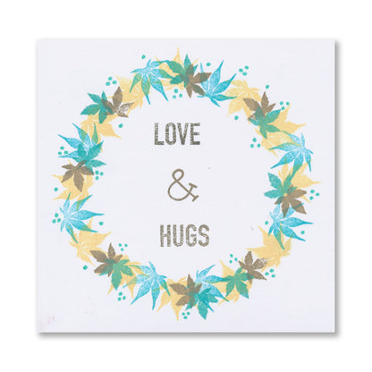 KISS by Clarity - Leaf Silhouettes - Build a Background A6 Stamp Set