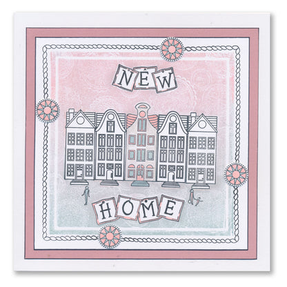 Barbara's SHAC Bijou Holland A5 Square Stamp & Mask Set