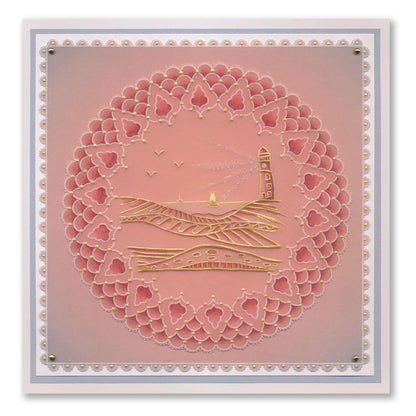 Barbara's SHAC Lighthouse A6 Square Groovi Plate