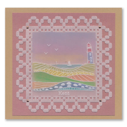 Barbara's SHAC Lighthouse A6 Square Groovi Plate