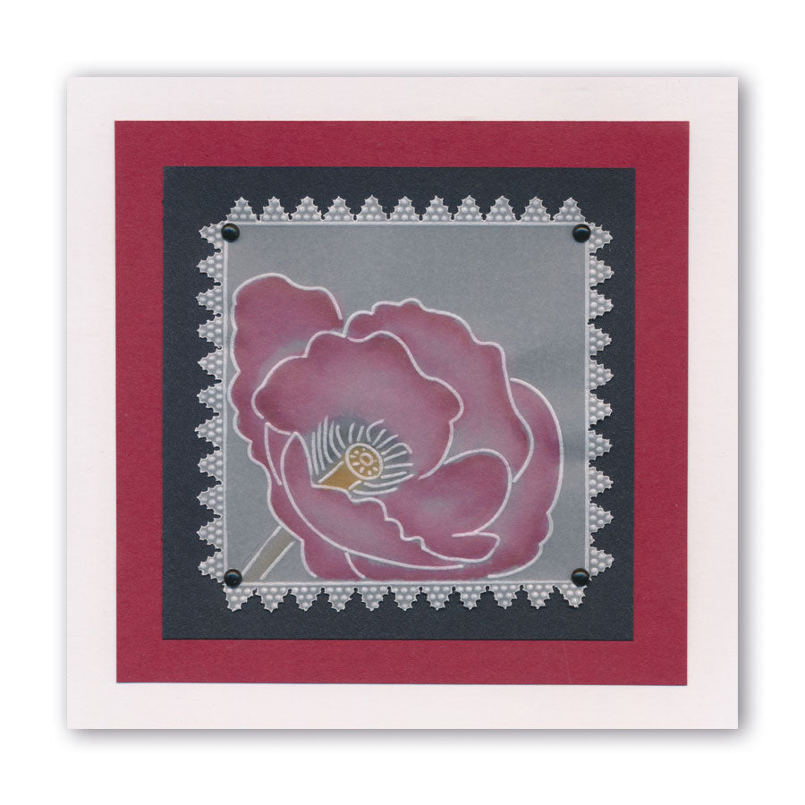 Linda's 123 - Wild Flowers A4 Square Groovi Plate