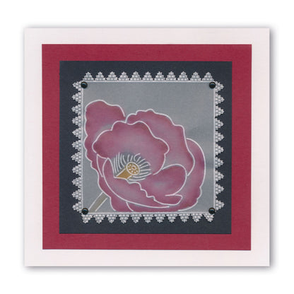 Linda's 123 - Wild Flowers A4 Square Groovi Plate