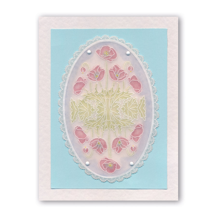 Linda's 123 - Wild Flowers A4 Square Groovi Plate