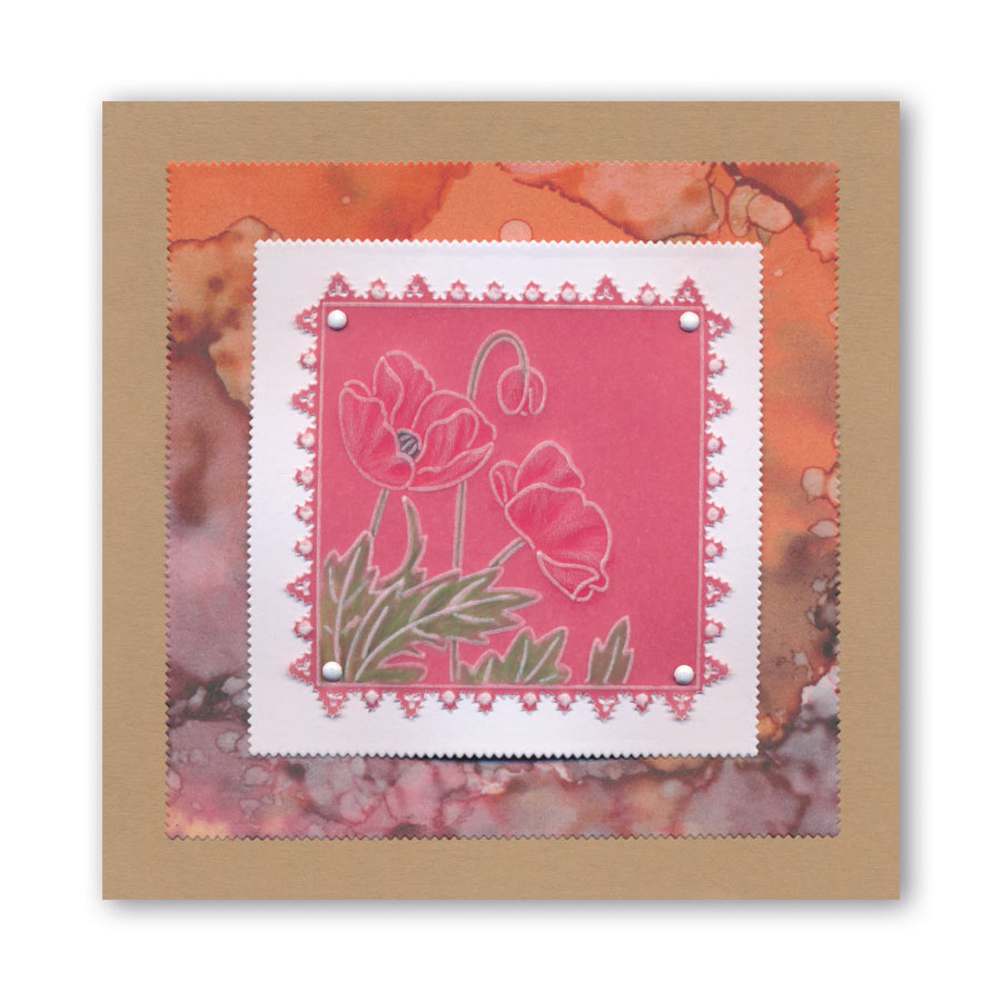 Linda's 123 - Wild Flowers A4 Square Groovi Plate