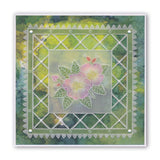 Linda's 123 - Wild Flowers A4 Square Groovi Plate