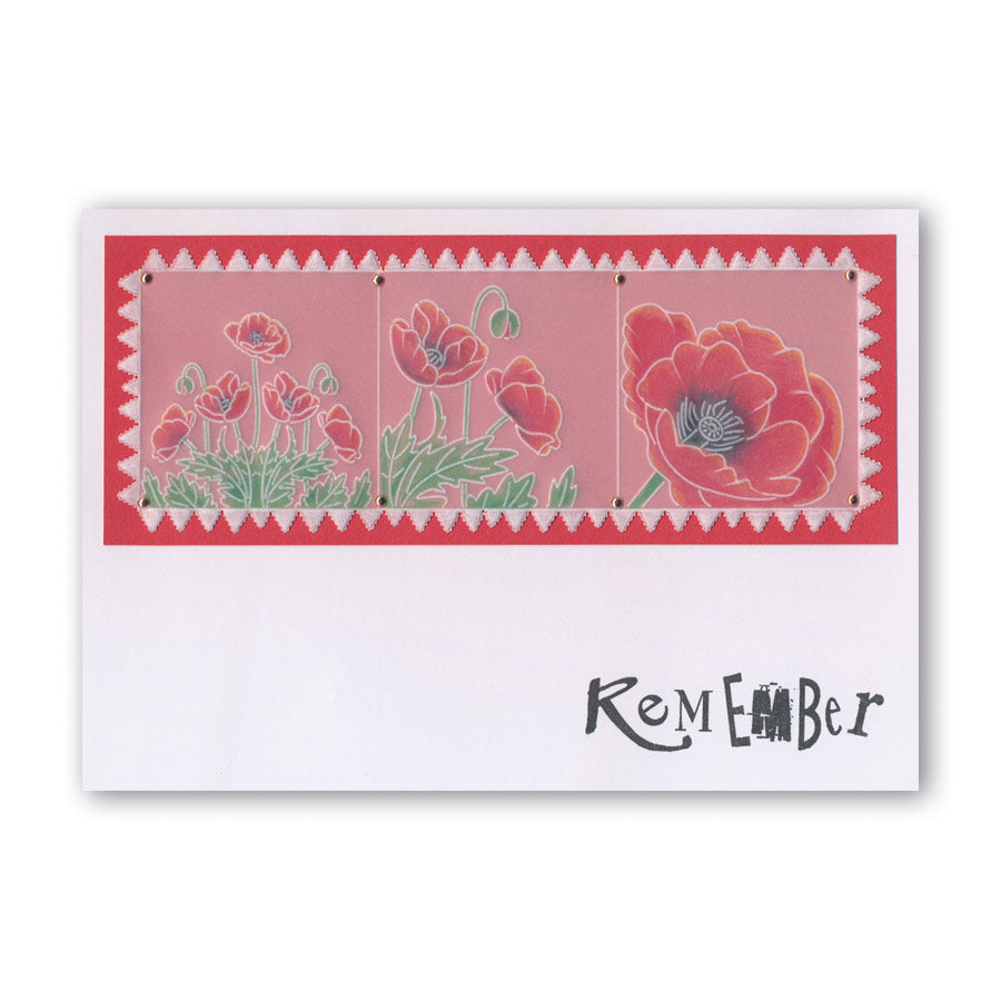 Linda's 123 - Wild Flowers A4 Square Groovi Plate