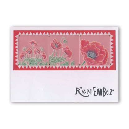 Linda's 123 - Wild Flowers A4 Square Groovi Plate