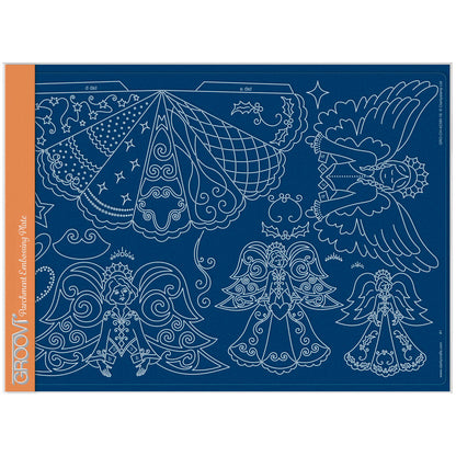 Linda's 3D Angel A4 Groovi Plate