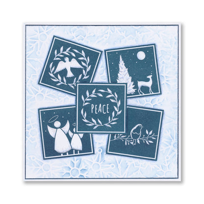 Christmas Backdrop Sampler A4 Stamp Set