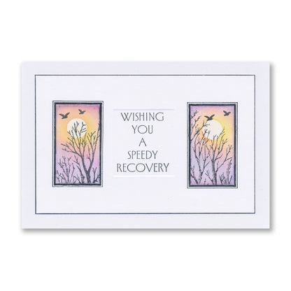 Barbara's Dotted Tree Canopy Scene A4 Square Stamp Set