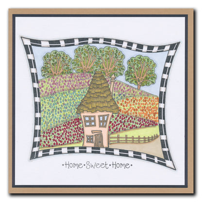 SHAC The House That Barb Built A5 Stamp & Mask Set