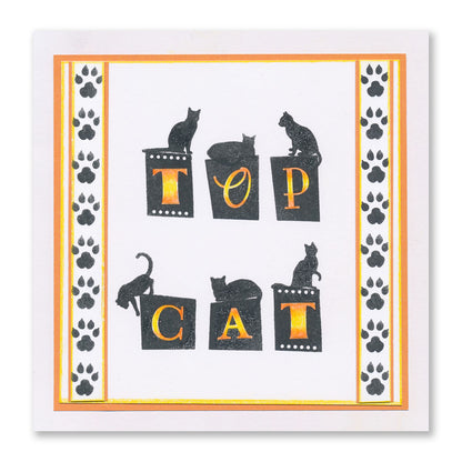 Cats & Dogs Silhouette Miniatures A6 Stamp Set