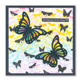 Wee & Miniature Butterflies & Birds Silhouettes Stamp Collection