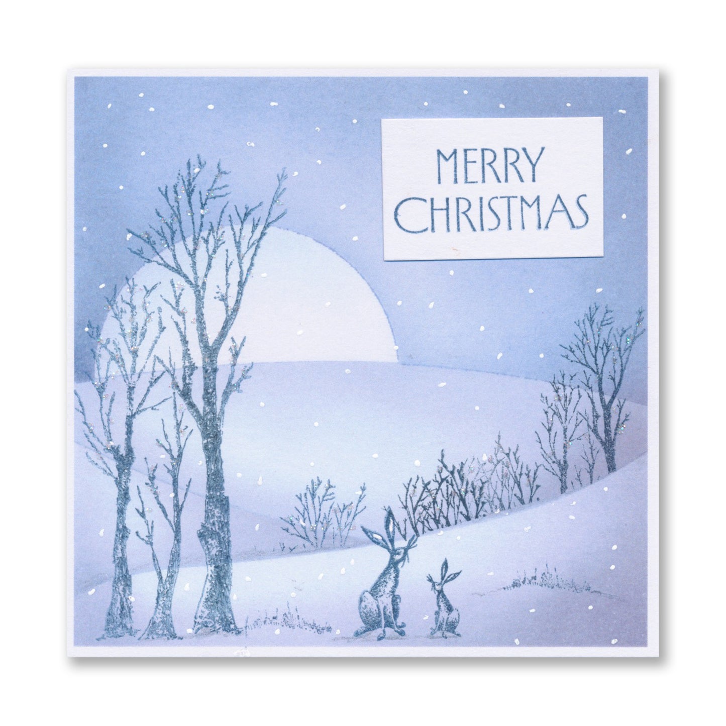 Barbara's Dotted Tree Canopy Scene A4 Square Stamp Set