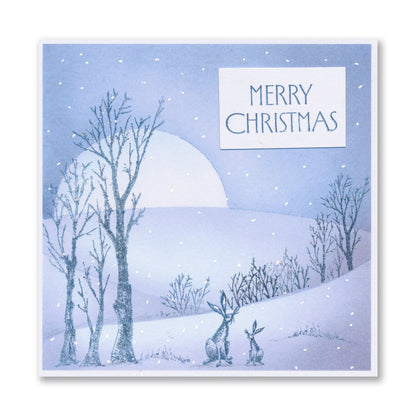 Barbara's Dotted Tree Canopy Scene A4 Square Stamp Set