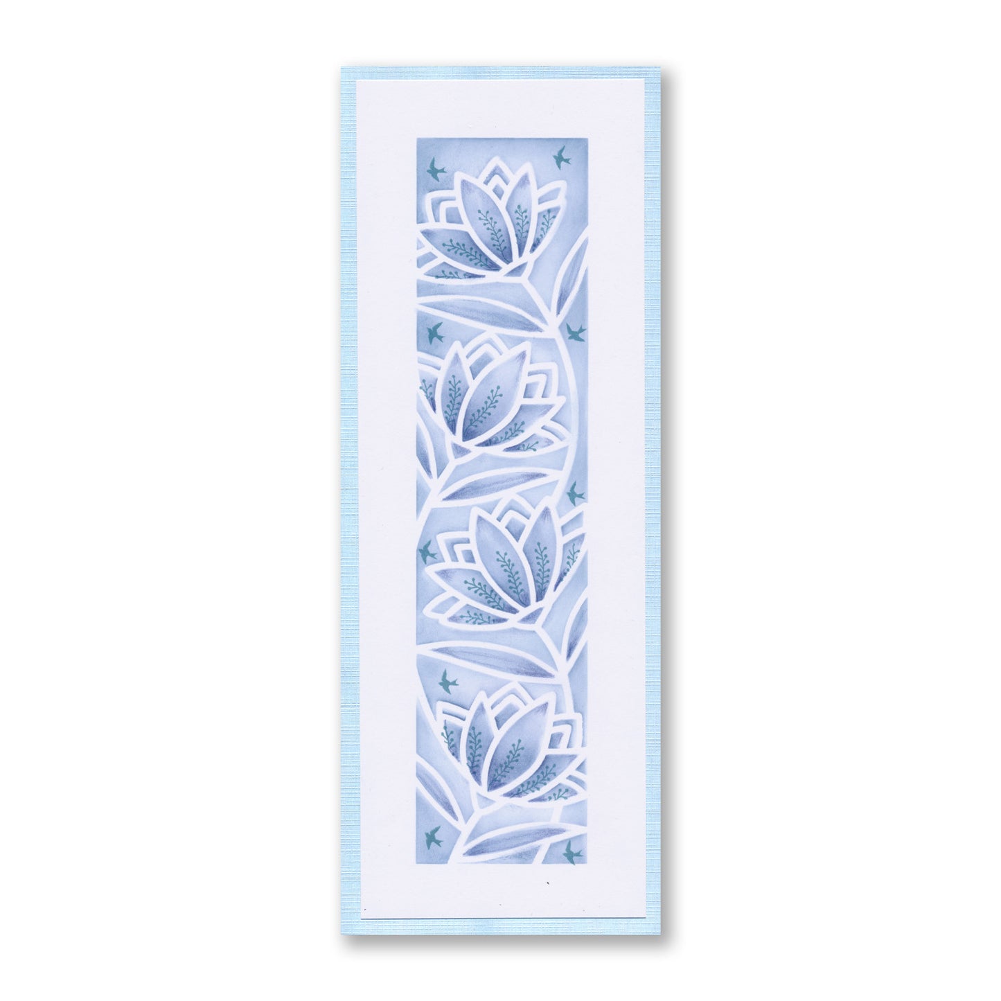 Lotus Panel Stencil