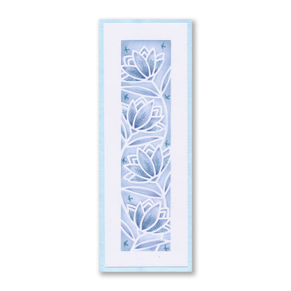 Lotus Panel Stencil