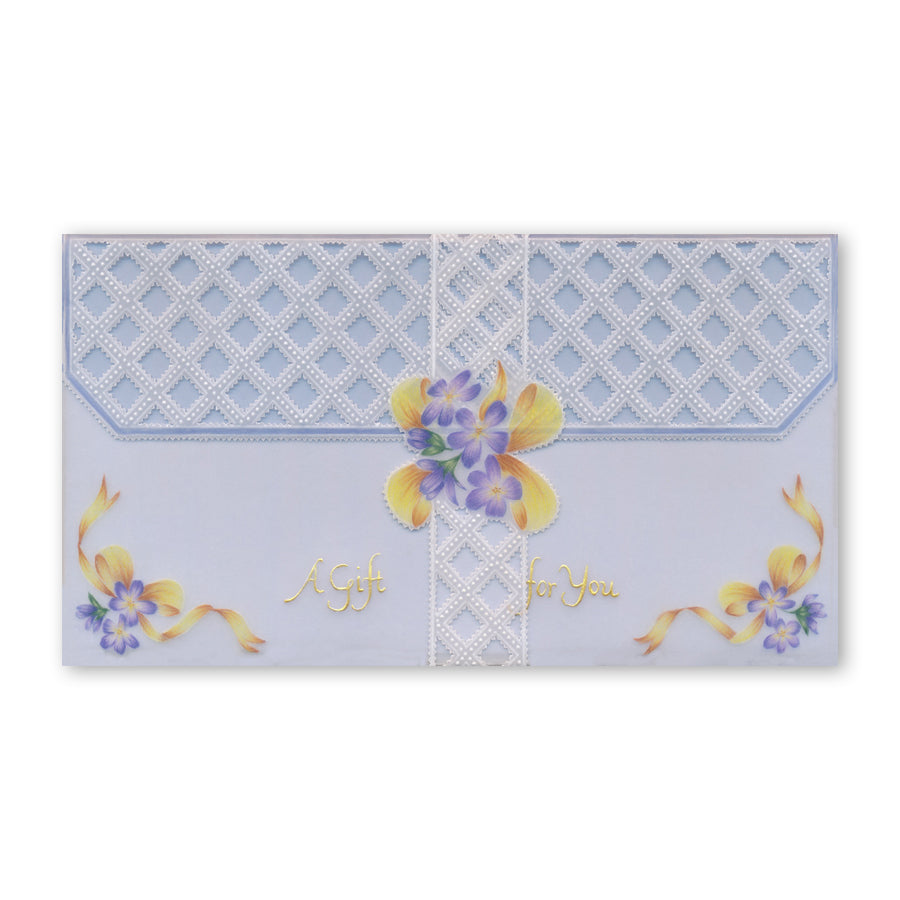 Linda's It's a Wrap! Part 2 - Envelope A4 Groovi Plate