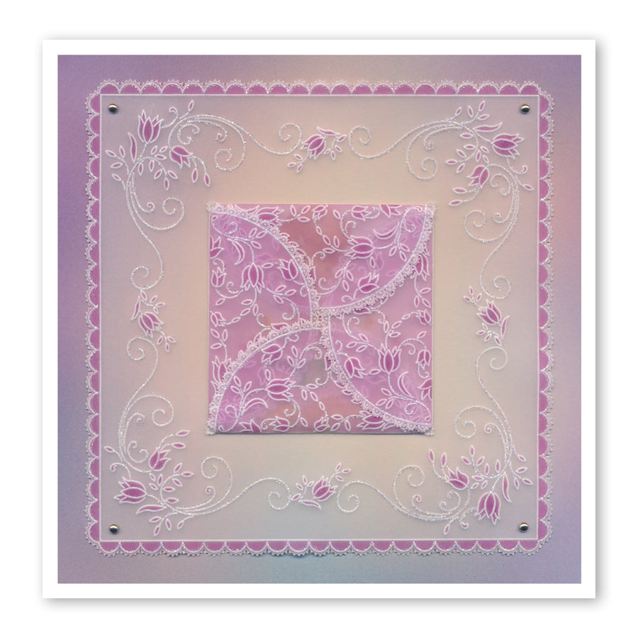 Linda's It's a Wrap! Part 2 - Pretty Pocket A4 Groovi Plate