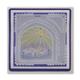 Linda's Oh Little Town of Bethlehem - Christmas Treasures A5 Square Groovi Plate