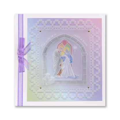 Linda's Window of Hope - Christmas Treasures (Set 2) A5 Square Groovi Plate