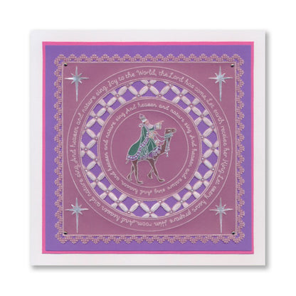 Linda's Christmas Treasures Set 2 A5 Square Groovi Plate Set