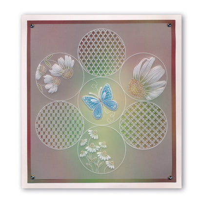 Linda's 123 - DEF Winged Friends A4 Square Groovi Plate Trio