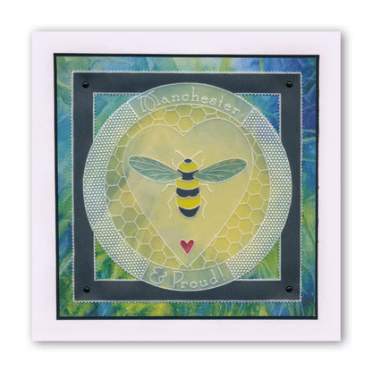 Linda's 123 - DEF Winged Friends A5 Square Groovi Plate Trio