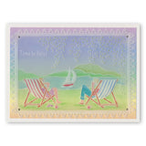 Linda's Deckchairs - In the Garden A5 Groovi Plate