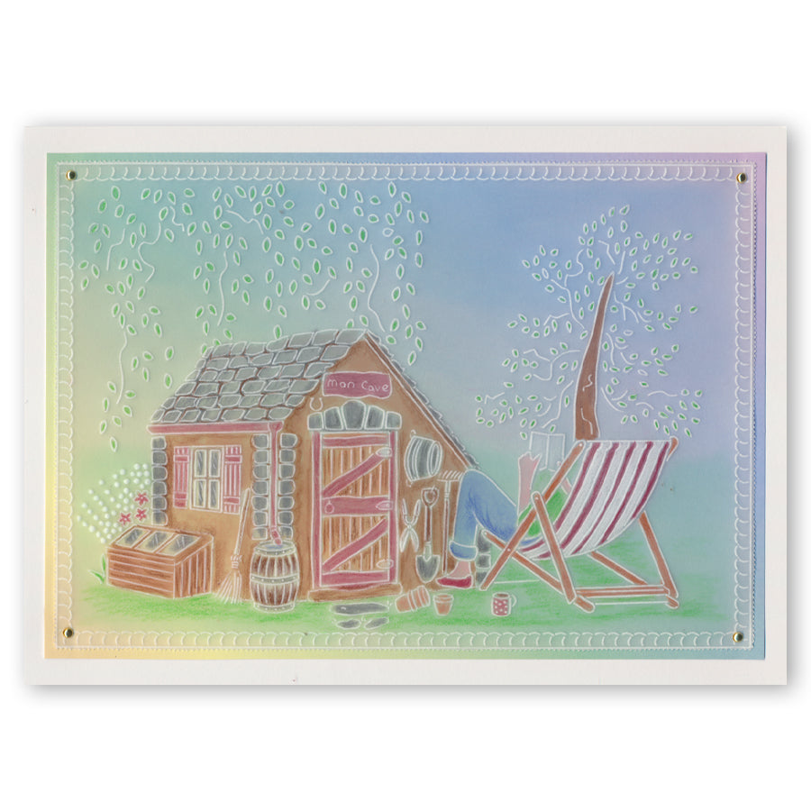 Linda's In the Garden - Set 1 A5 Groovi Plate Trio