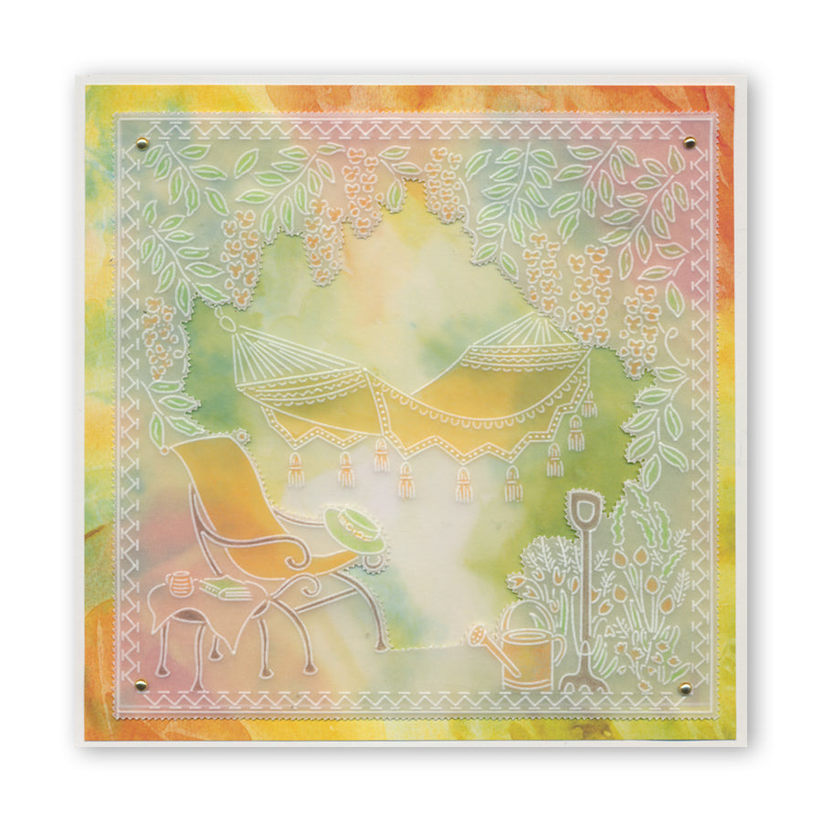 Linda's Hammock - In the Garden A5 Groovi Plate