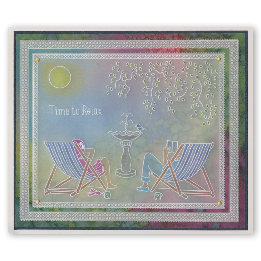 Linda's In the Garden - Set 2 A5 Groovi Plate Trio