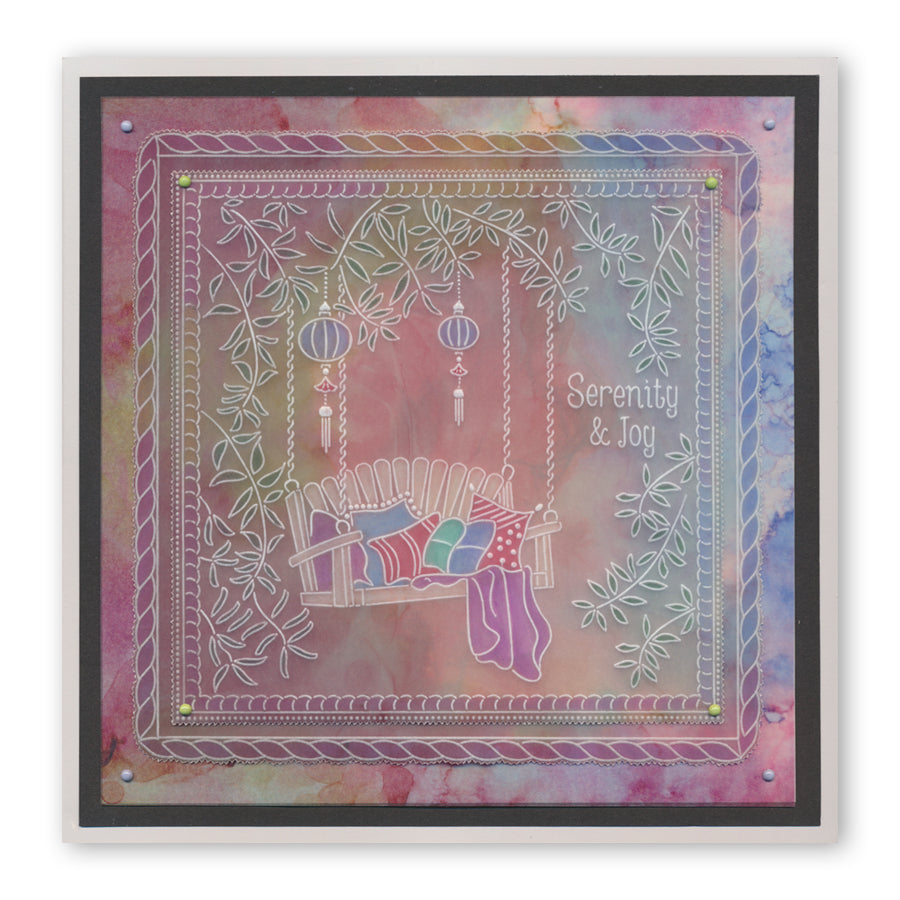 Linda's Garden Swing - In the Garden A5 Groovi Plate