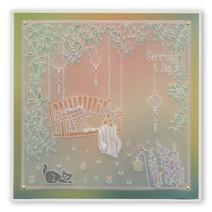 Linda's Garden Swing - In the Garden A5 Groovi Plate