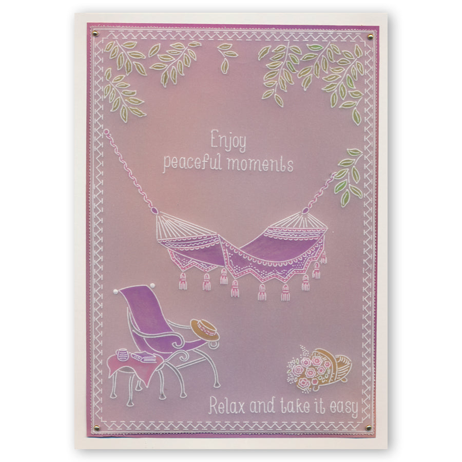 Linda's Hammock - In the Garden A5 Groovi Plate