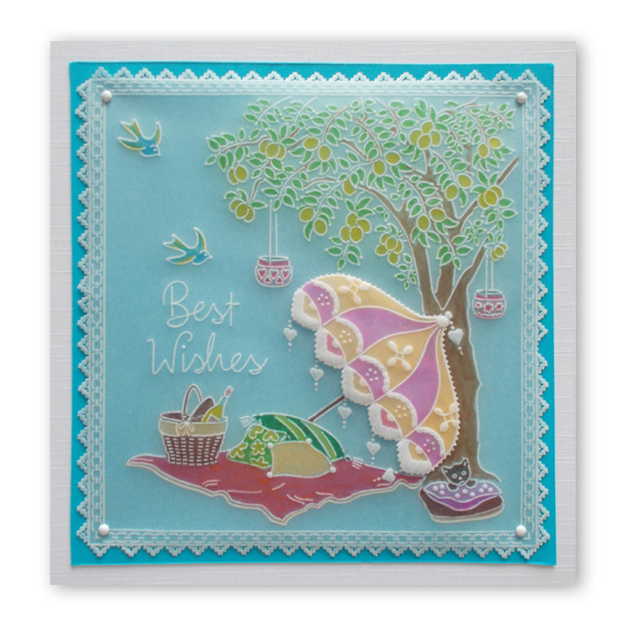 Linda's In the Garden - Set 1 A5 Groovi Plate Trio