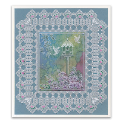 Linda's Rose Arch - In the Garden A5 Groovi Plate