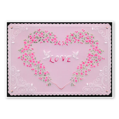 Linda's Rose Arch - In the Garden A5 Groovi Plate