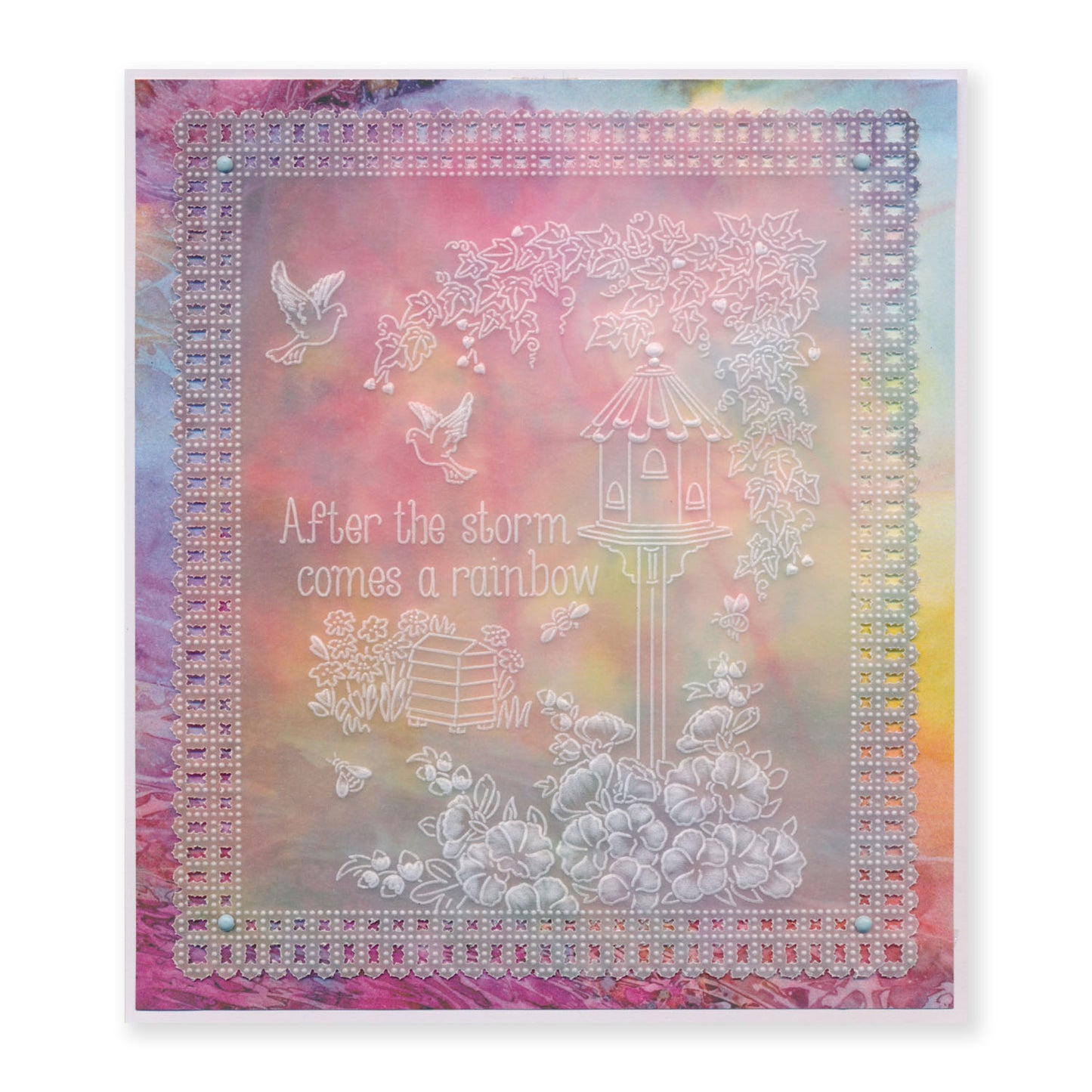 Linda's Rose Arch - In the Garden A5 Groovi Plate