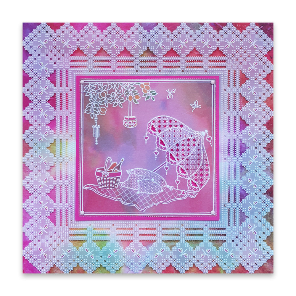 Linda's In the Garden - Set 1 A5 Groovi Plate Trio