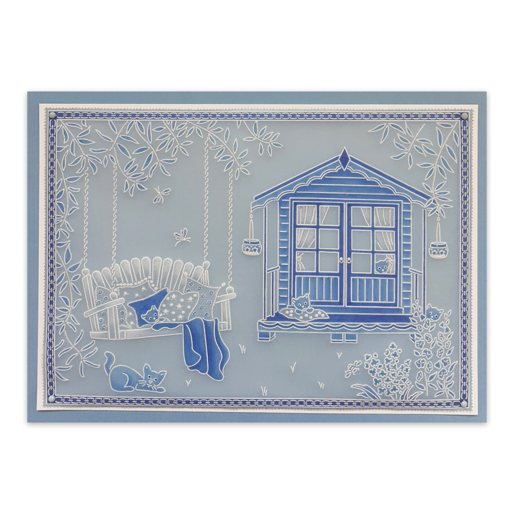 Linda's In the Garden - Set 1 A5 Groovi Plate Trio